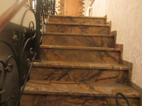 Лестницы из натурального камня мрамора и гранита в Рязани фото 10