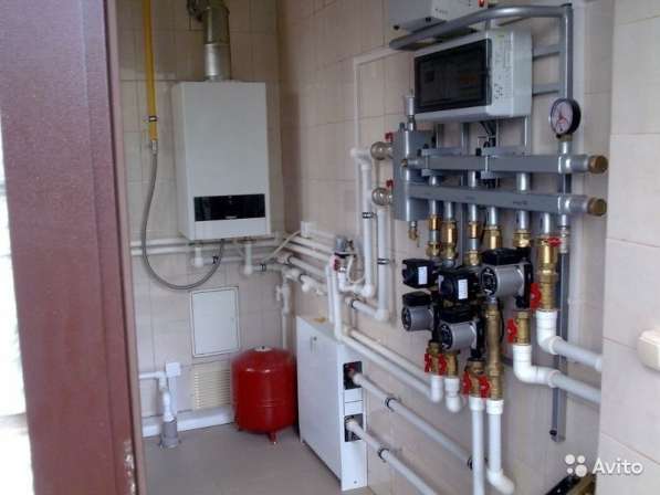 Монтаж систем отопления водоснабжения для коттеджа в Наро-Фоминске фото 19