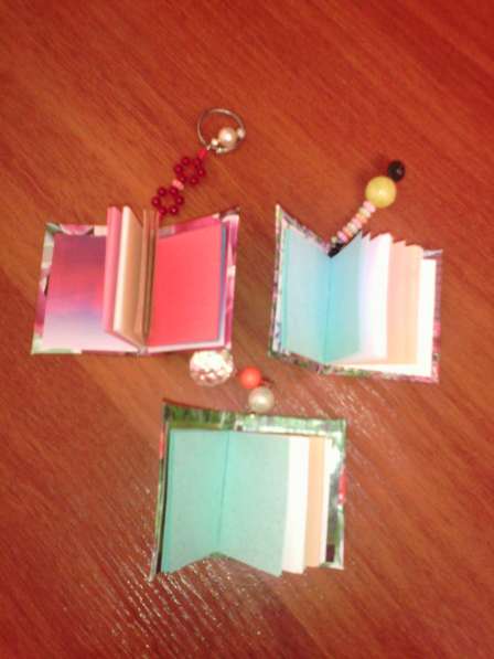 Блокнот-блокнотики-сувениры-книжечки с брелком на подарок в фото 3