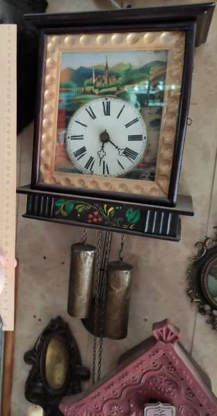 Часы настенные ходики, в деревянном корпусе, старинные в Ставрополе фото 3