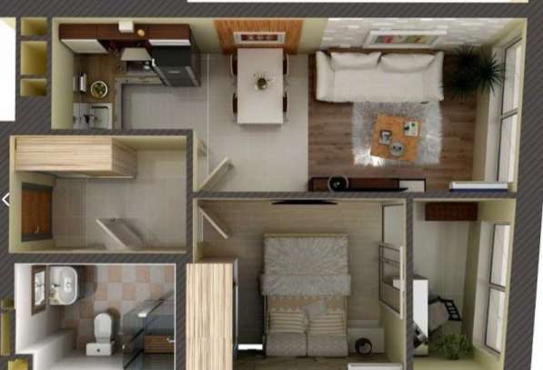 Продам двухкомнатную квартиру в Ростов-на-Дону.Жилая площадь 45 кв.м.Этаж 8.Дом кирпичный. в Ростове-на-Дону фото 3