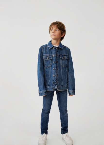 Куртка новая джинсовая Mango на мальчика синяя 146 152 см XS в Москве фото 3