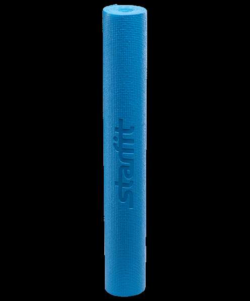 Коврик для йоги FM-101 PVC 173x61x1,0 см, синий