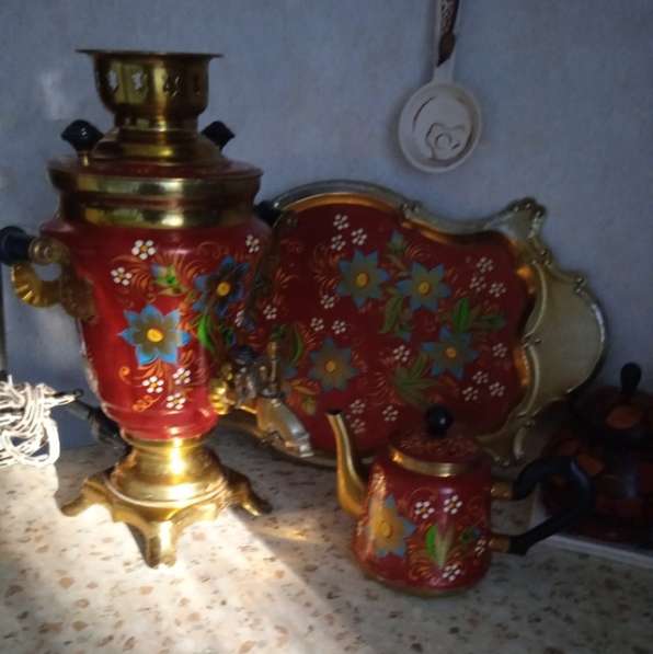 Самовар электрический расписной