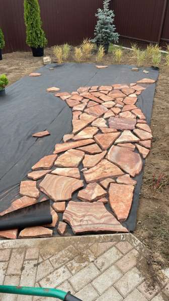 Укладка плятнтка дорожки плащадки в Туле фото 3