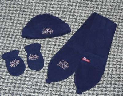 Комплект SELA (шапка, варежки+ шарф) фл