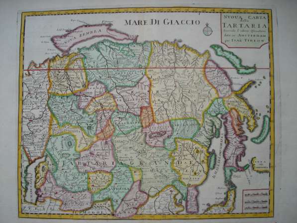 Карта Nuova Carta della Tartaria 1760
