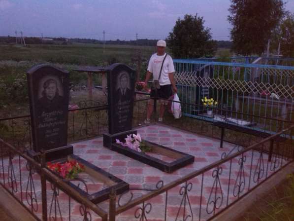 Благоустройство мест захоронений в фото 5