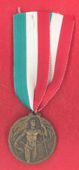 Италия медаль Итальянское туристическое общ-во В знак заслуг в Орле фото 3