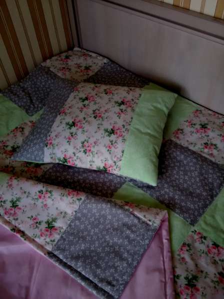 Легкое стеганое одеяло 140х190 и подушка 60х50 в Москве фото 7