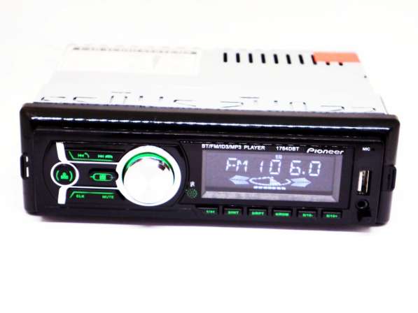 Автомагнитола Pioneer 1784DBT - Bluetooth MP3 Player, FM в фото 3