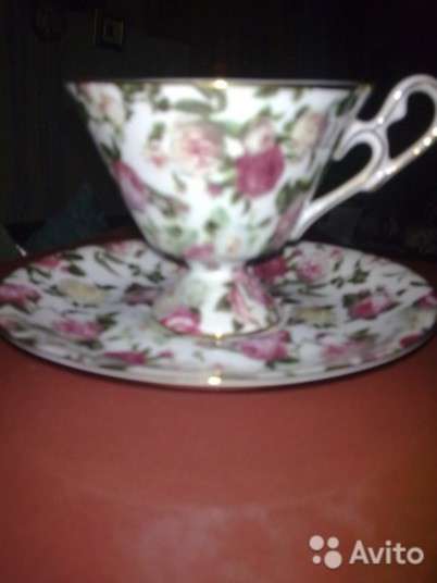 Чашка с блюдцем Royal Crown Англия высота чашки 8 см