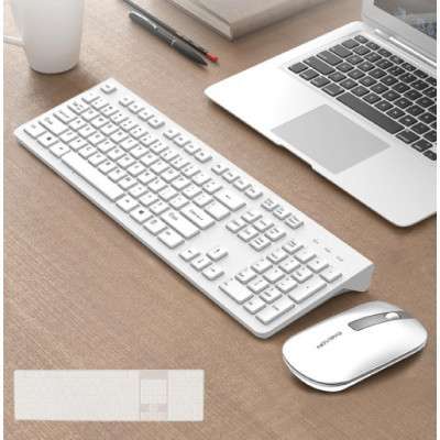 Безшумная клавиатура в комплекте с мышью