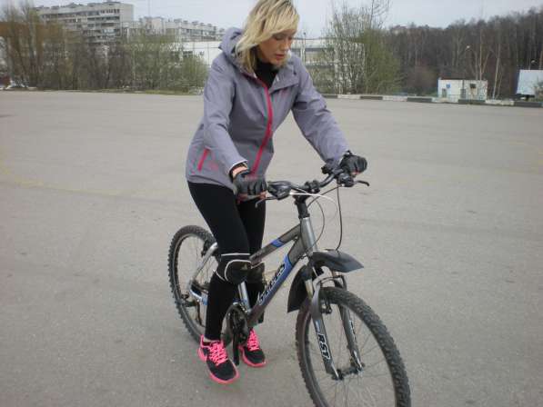 Обучение езде на велосипеде в Москве фото 8