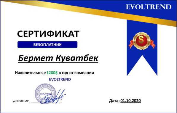 Международная компания Evoltrend ищет бизнес партнёров!!!