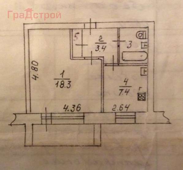 Продам однокомнатную квартиру в Вологда.Жилая площадь 38 кв.м.Этаж 5.Есть Балкон.