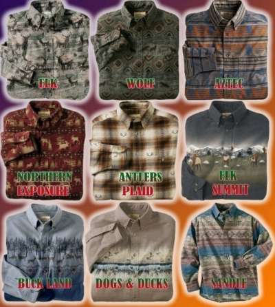 Теплая рубашка с охотничьими принтами в Москве