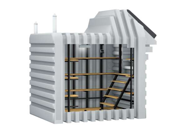 Пластиковый погреб Тингард от завода