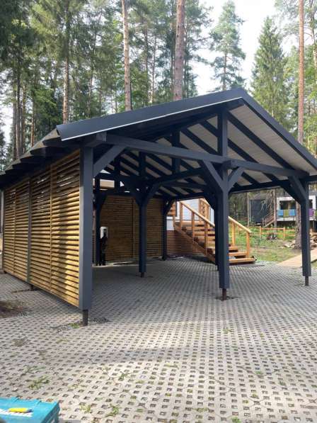 Строительство беседок, терасс в Перми фото 4
