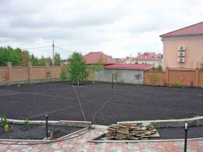Подготовка основания земли под газон в Челябинске фото 6