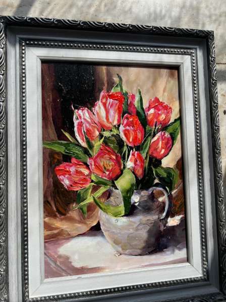 Картина маслом «тюльпаны « в Ростове-на-Дону