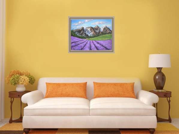 Продам картину "Горный пейзаж с цветущей лавандой" в Ростове-на-Дону фото 7