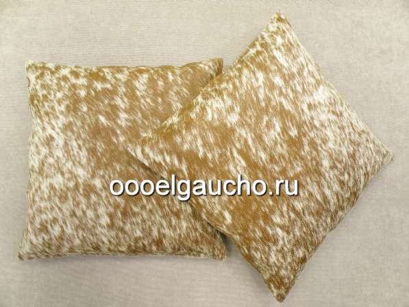 Декоративные подушки из шкур коров, лисы и чернобурки в Москве фото 16