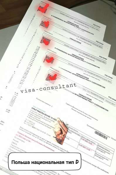 Виза Польская тип D в Калининграде фото 6
