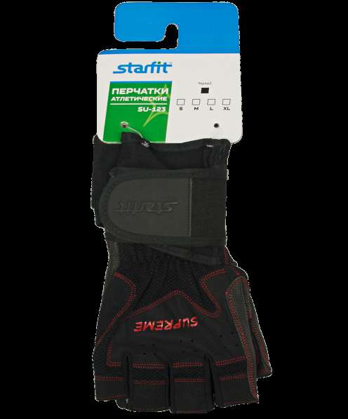 Перчатки атлетические SU-123, черные в Сочи фото 13