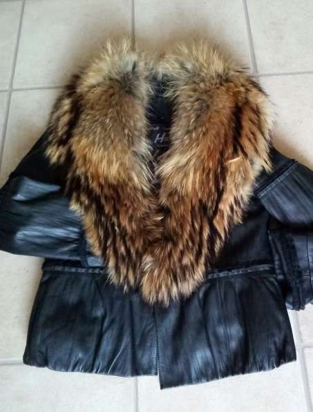 Кожаная куртка с мехом в Краснознаменске