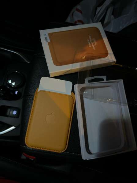 Чехол-бумажник Apple MagSafe для iPhone, кожа в Люберцы фото 5
