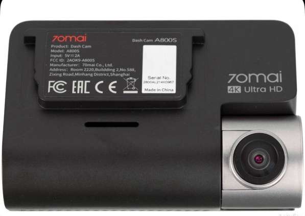 Видеорегистратор xiaomi 70mai a800s Global