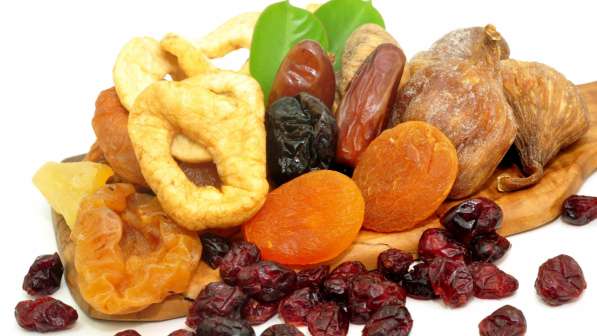 Сушеные фрукты и овощи из Узбекистана