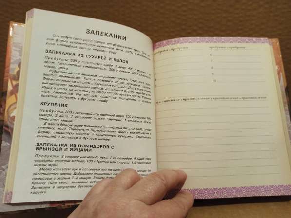 Соболевская. Книга для записи кулинарных рецептов в Москве фото 4
