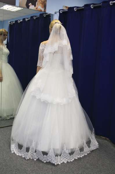 Новое пышное свадебное платье в Москве фото 3