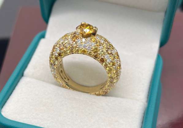 Золотое кольцо с бриллиантами в Махачкале фото 4