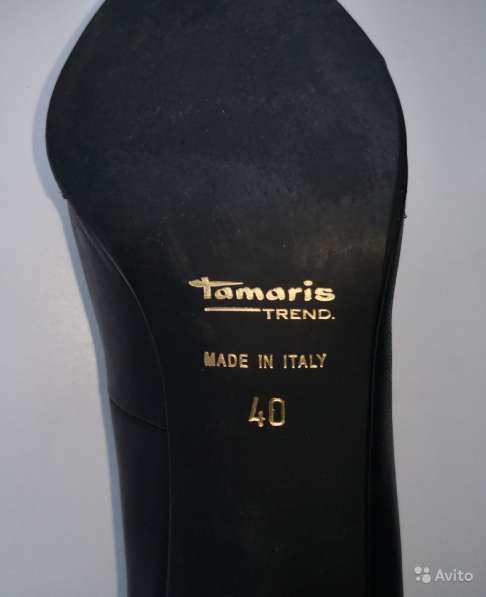 Туфли натуральная кожа, Tamaris (каблук 8 см) в Новосибирске фото 3