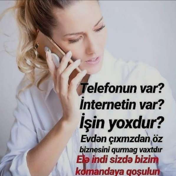 Xanımlar üçün vakansiya evdə otur istə в фото 3