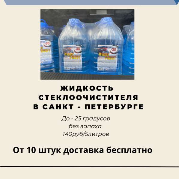 Стеклоомывающая жидкость в Санкт-Петербурге фото 3