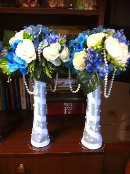 Свадебное оформление в сине-голубом цвете в Казани