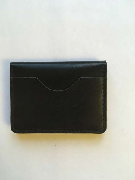 Мини кошелёк (картхолдер) из кожи, ручной работы в Коломне фото 4