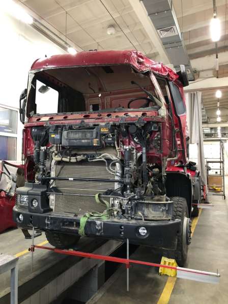 Правка и ремонт рам грузовых автомобилей и полуприцепов