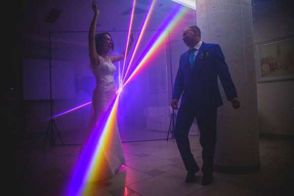Лазерное шоу на свадьбу в Красноярске фото 5