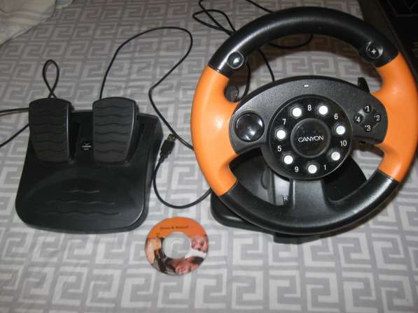 Продам игровой руль CANYON GAME Wheel CNG-GW1 в Санкт-Петербурге