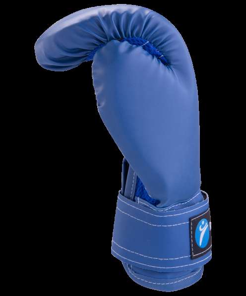 Перчатки боксерские, 10oz, к/з, синие в Сочи фото 3