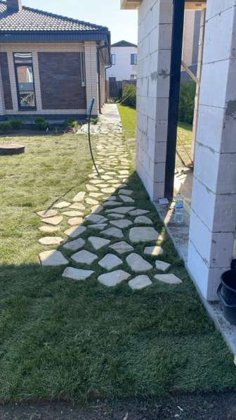 Укладка плятнтка дорожки плащадки в Туле