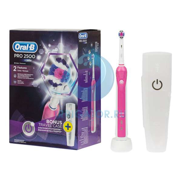 Braun Oral-B PRO 2500 D20 3D White Pink Edition