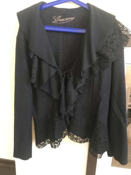 Чёрный кардиган шерсть