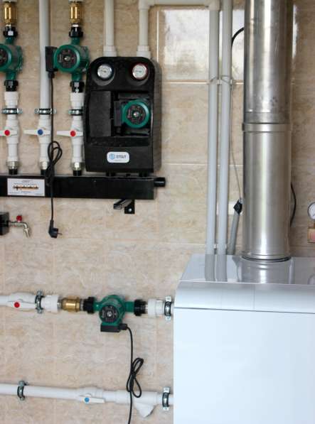 Монтаж систем отопления водоснабжения канализации в Апрелевке фото 10
