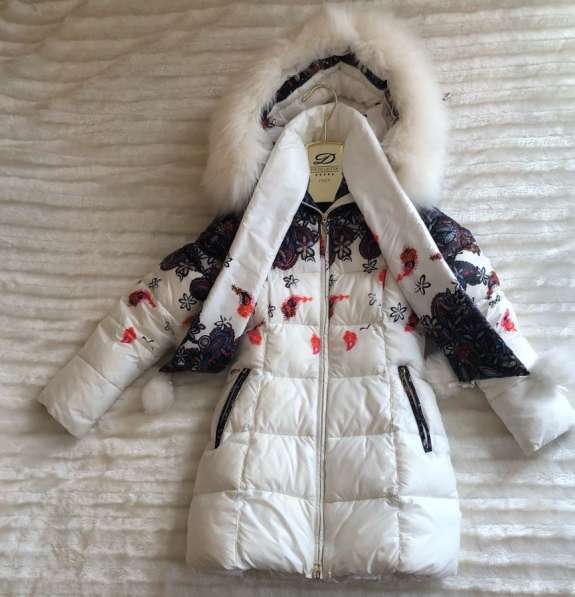 Зимние пуховое пальто (на девочку) в Бронницах фото 3